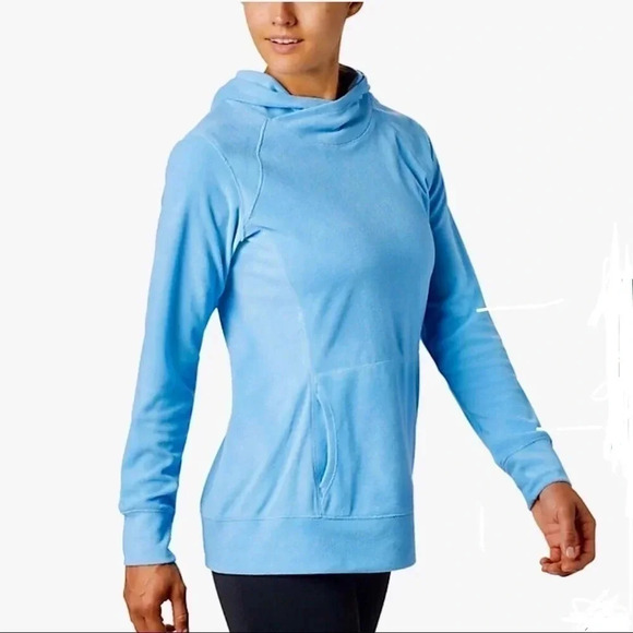 Columbia Periwinkle Arctic Air microfleece Hoodie - Picture 7 of 7